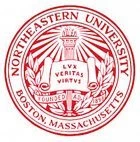 The logo for northeastern university in boston, massachusetts.