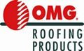 Omg roofing products logo.