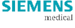 Siemens medical logo on a white background.