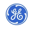 Ge logo on a white background.