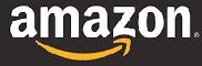 The Amazon logo showcased on a sleek black background.