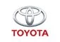 A Toyota logo on a white background, showcasing its presence in the best corporate events.