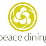 Peace dining logo on a white background.