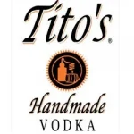 The logo for tito's handmade vodka in Austin.