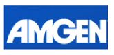 Amgen logo on a white background.