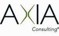 The logo for axia consulting.
