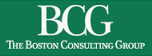 The boston consulting group logo.