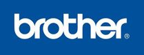 The brother logo on a blue background.