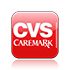 Cvs caremark logo with a red background.