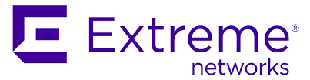 Extreme networks logo on a white background.
