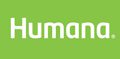 The humana logo on a green background.