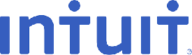 The intuit logo on a white background.