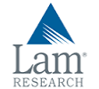 The logo for lam research.