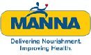 A logo for manna delivering nourishment improving health.