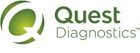 Quest diagnostics logo on a white background.