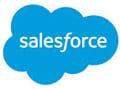 The salesforce logo on a white background.