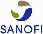Sanofi logo on a white background.