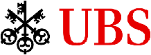 The ubs logo on a white background.