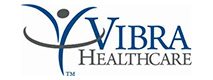 The logo for vibra healthcare.