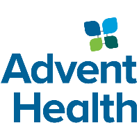 The logo for advent health.