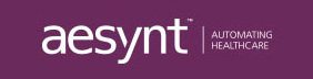Aesynt logo on a purple background.