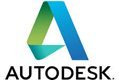 The autodesk logo on a white background.