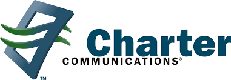 Charter communications logo on a white background.