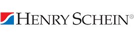 Henry schein logo on a white background.
