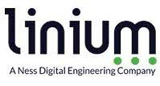 A logo for linium digital engineering company.