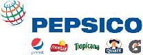 Pepsico logo on a white background.