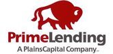 Prime lending a plains capital company logo.