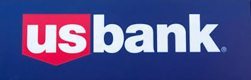 The us bank logo is shown on a blue background.