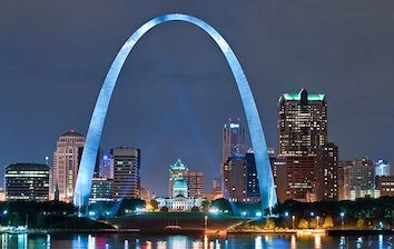 The gateway arch in St. Louis is the perfect venue for stunning corporate events.
