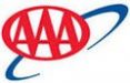 The aaa logo on a white background.
